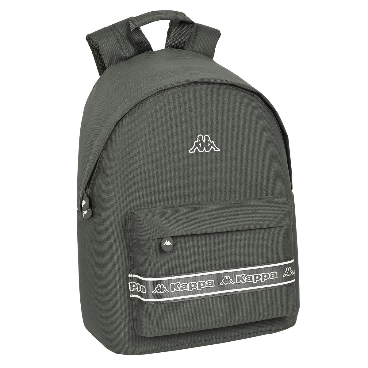 Skolebag Kappa 31 x 41 x 16 cm Grå